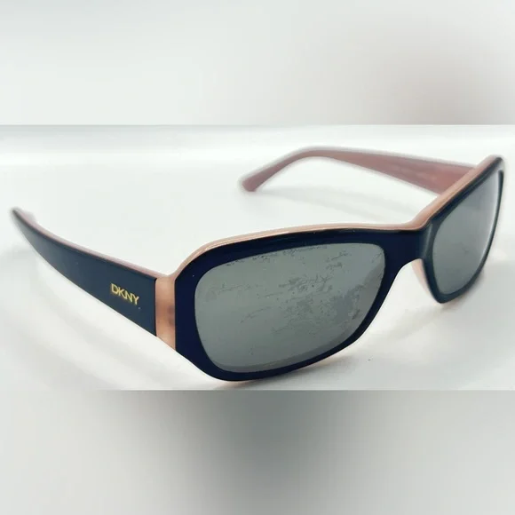 DKNY DY4009 Black Oval Sunglasses Frames Only - Picture 1 of 8